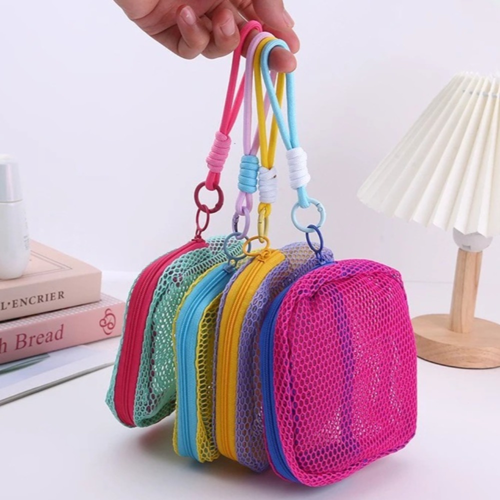 Coin Purse Women - Портативная мини-косметичка-кошелек 2026 из сетчатой ткани