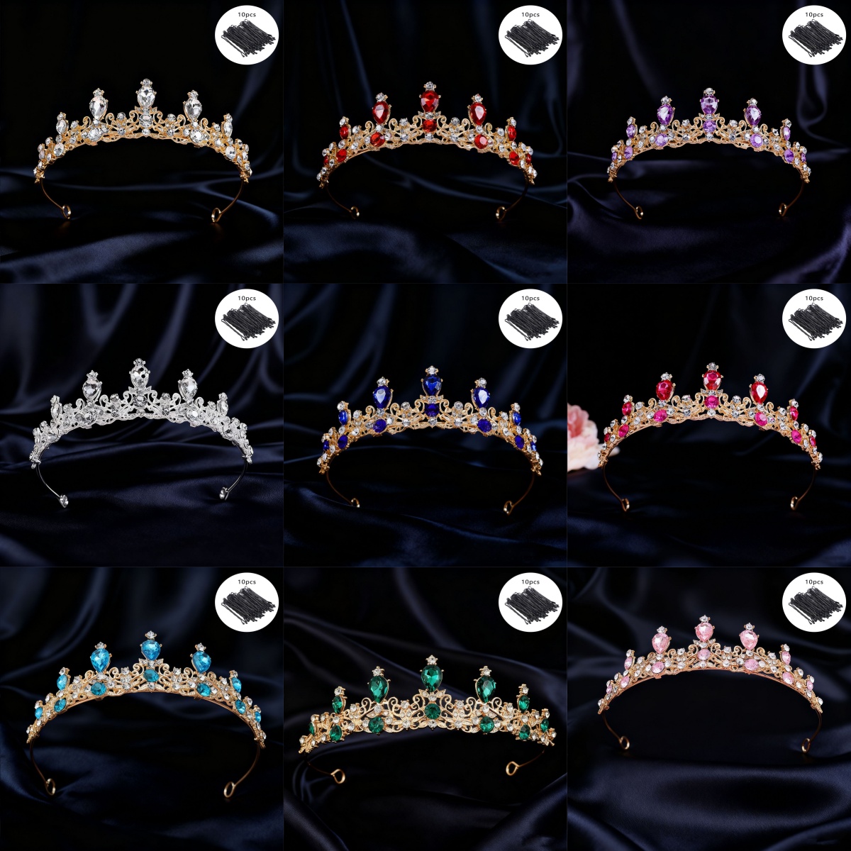 Women Queen Fashion - Свадебная тиара в винтажном стиле с