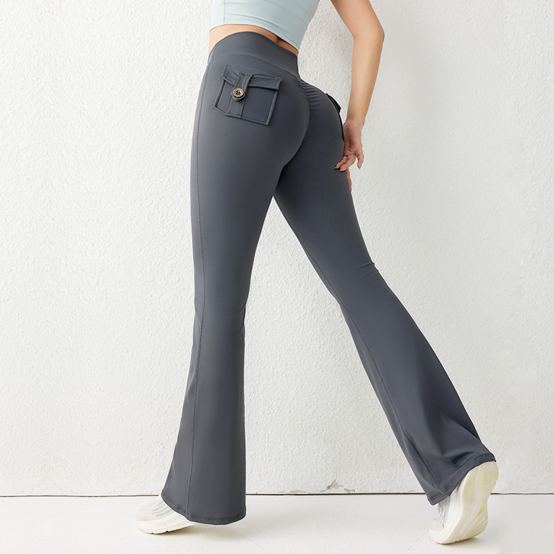 High Waist Leggings - Сплошной цвет, подтягивающие ягодицы, спортивные штаны