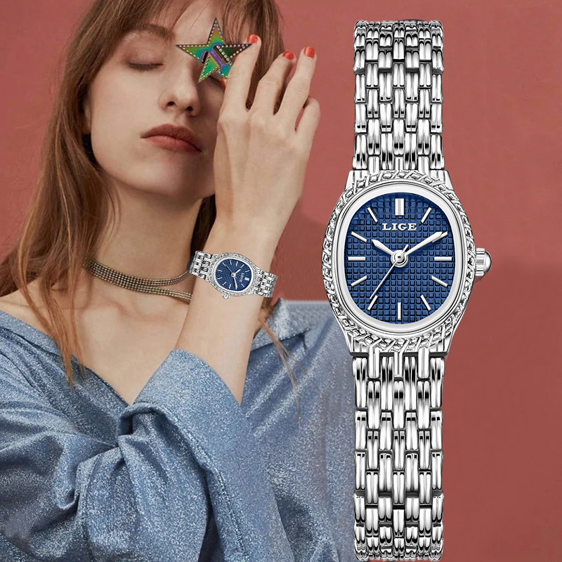 Fashion Women Watches - LIGE модные роскошные кварцевые женские часы