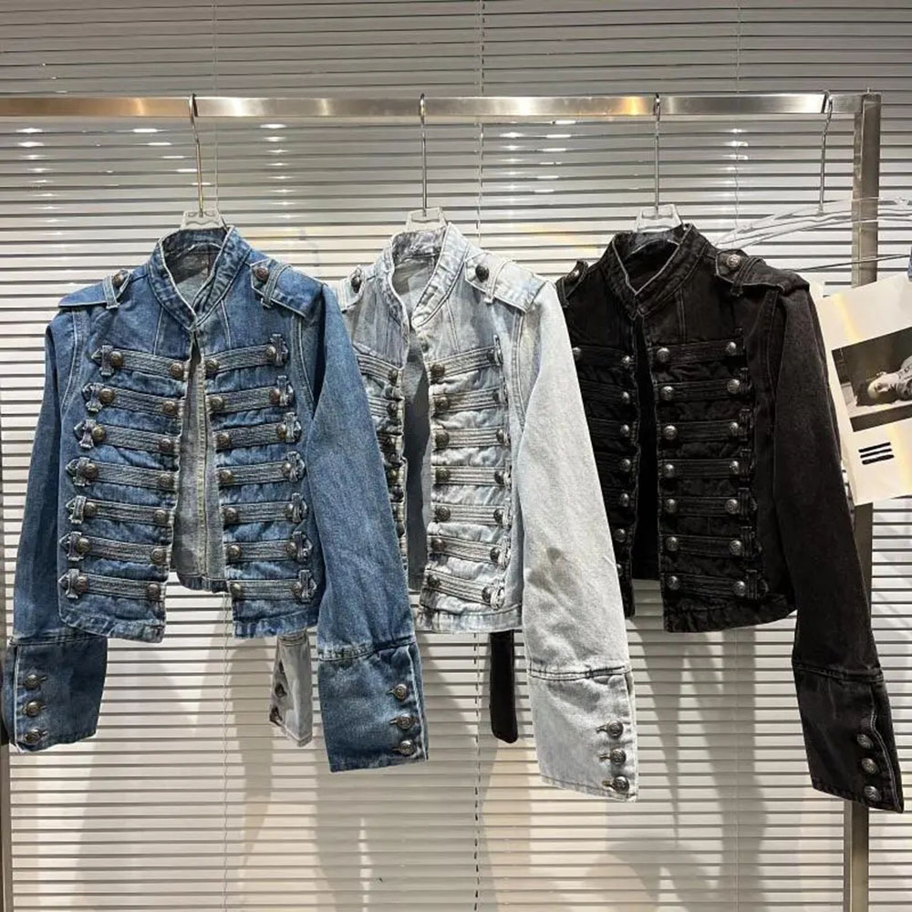 Women'S Fashion Denim Jacket - 2024, весенне-осенняя женская тонкая джинсовая куртка