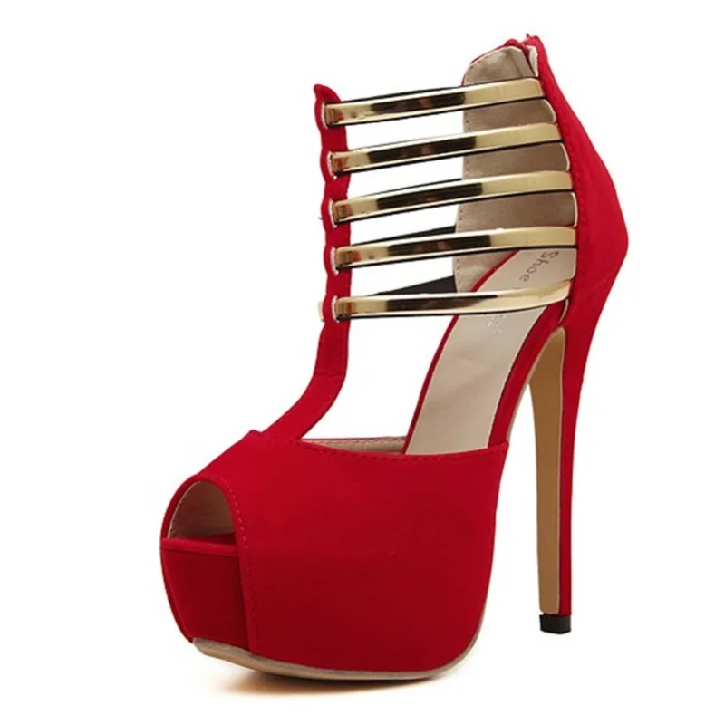 Women Fashion Model - Женские туфли на платформе 13 см: