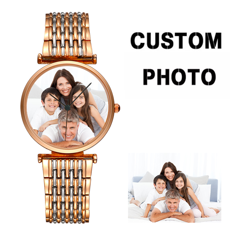 Fashion Women Watches - Женские часы с индивидуальным циферблатом, фотоизображение,