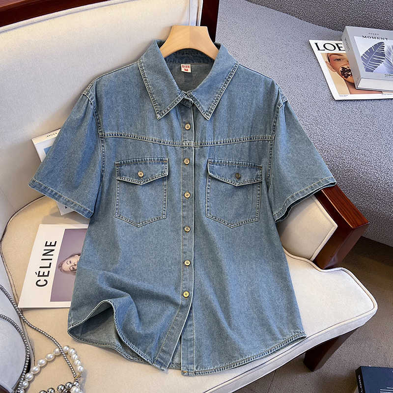 Джинсовая рубашка в стиле ретр – обзор и цена Women'S Fashion Denim Jacket