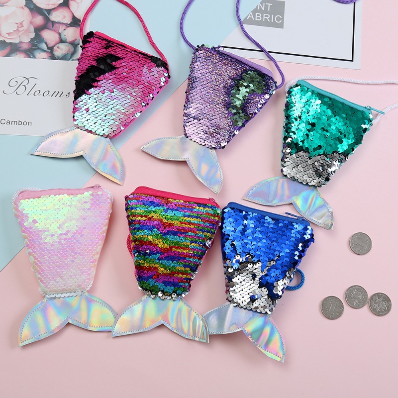 Кошелек для монет с пайетками  – обзор и цена Coin Purse Women