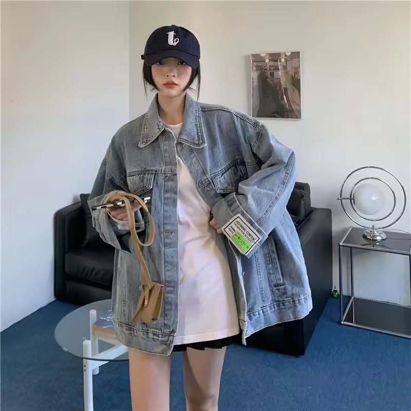 2025 Новая модная джинсовая ку – обзор и цена Women'S Fashion Denim Jacket