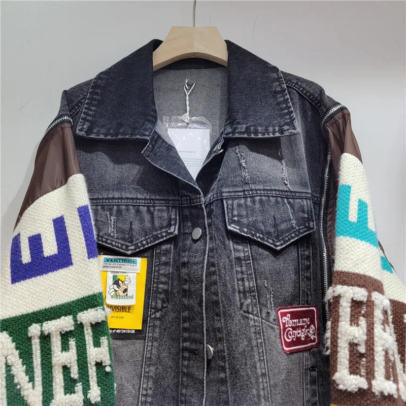Женская джинсовая куртка, осен – обзор и цена Women'S Fashion Denim Jacket