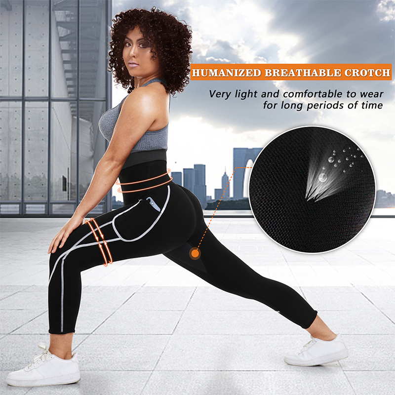 Спортивные штаны для сауны для – обзор и цена High Waist Leggings