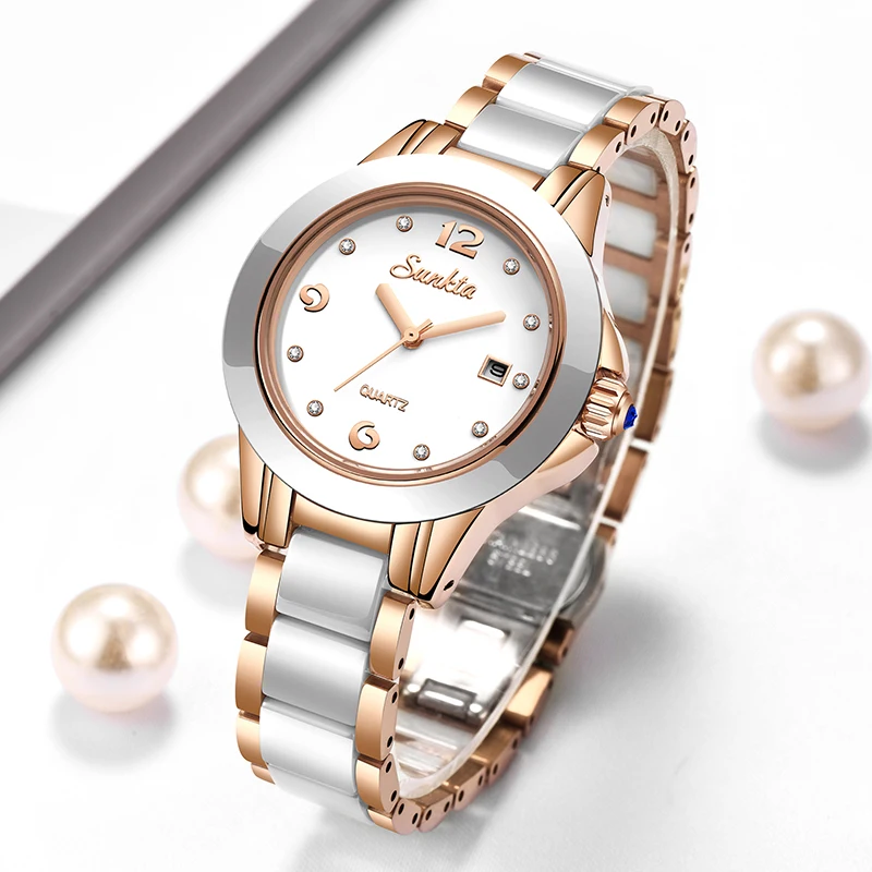 Sunkta модные повседневные ква – обзор и цена Fashion Women Watches