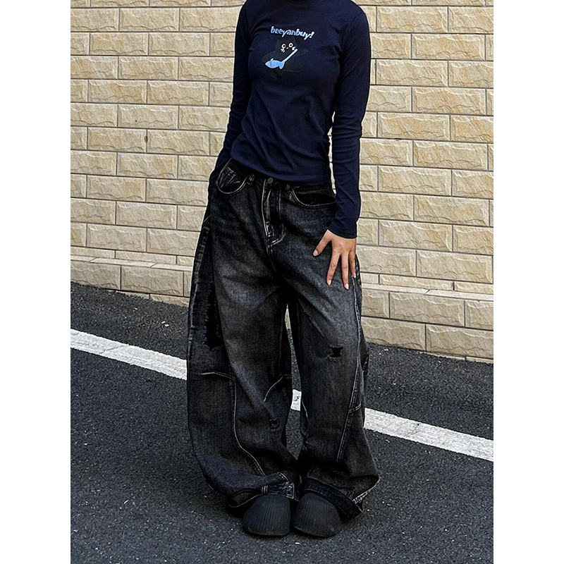 ZHIZOU Женщины Tomboy Dark Aca – обзор и цена Mom Jeans Women