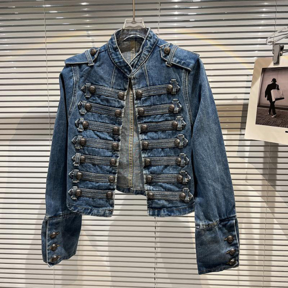 2024, весенне-осенняя женская  – обзор и цена Women'S Fashion Denim Jacket