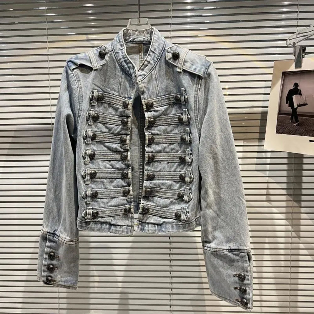 2024, весенне-осенняя женская  – обзор и цена Women'S Fashion Denim Jacket