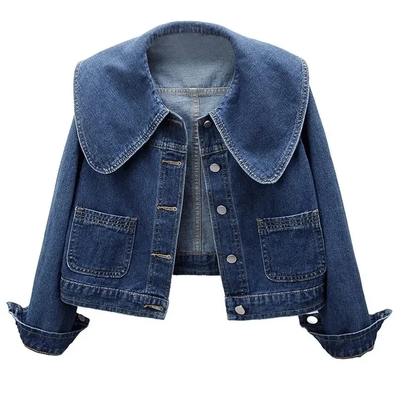 Новинка 2024, осенняя женская  – обзор и цена Women'S Fashion Denim Jacket