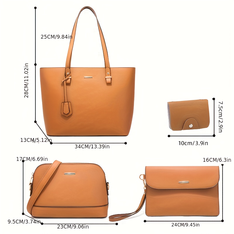 4 шт., модные женские комплект – обзор и цена Crossbody Bag Women