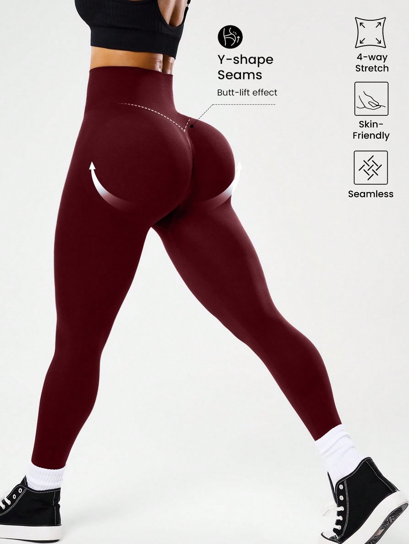 Женские бесшовные леггинсы для – обзор и цена High Waist Leggings
