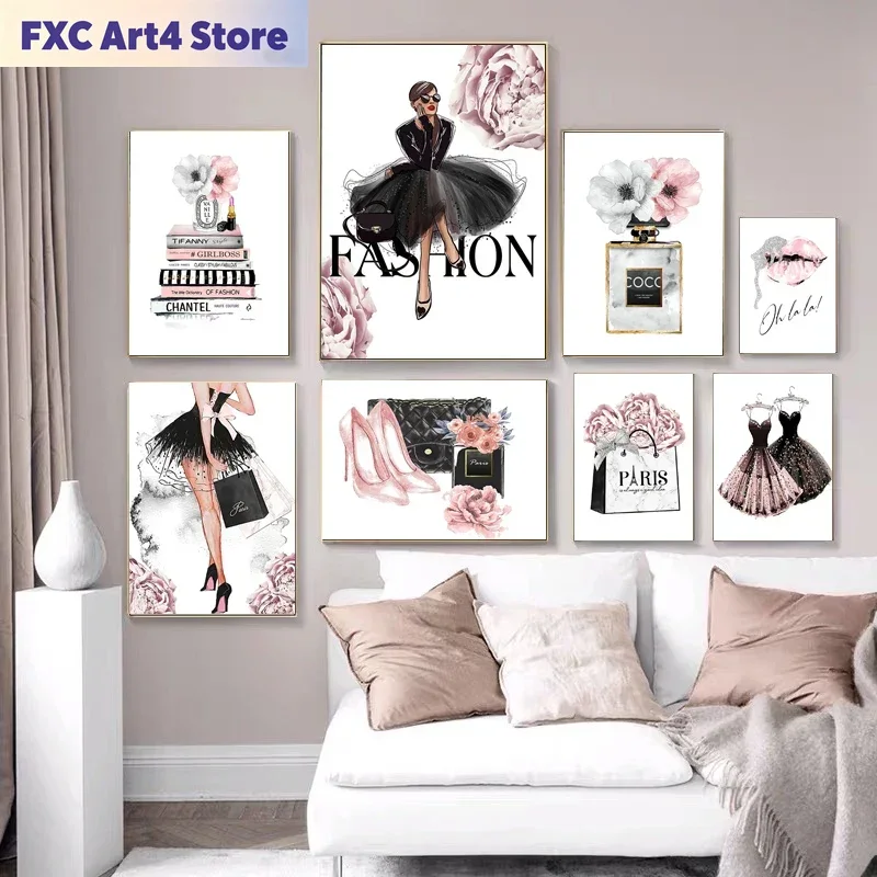 Безрамные модные постеры с изо – обзор и цена Fashion Women Picture